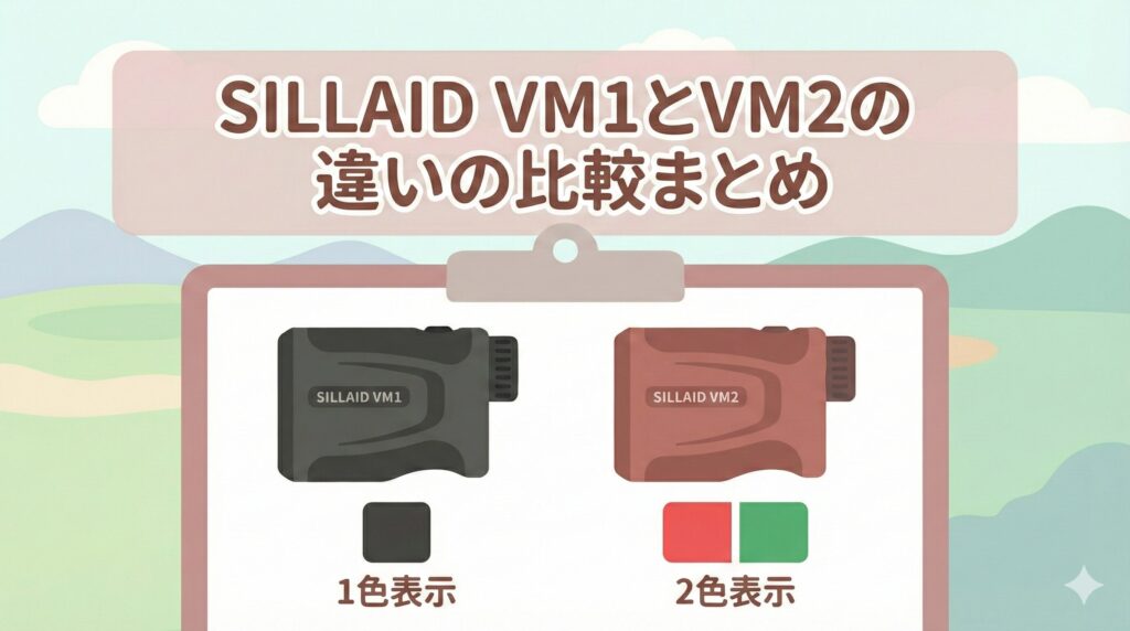 SILLAID VM1とVM2の違いの比較まとめ